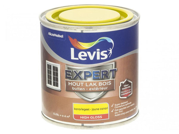 Levis Expert Wood outdoor Painting High Gloss 0,25L 4659 canary yellow