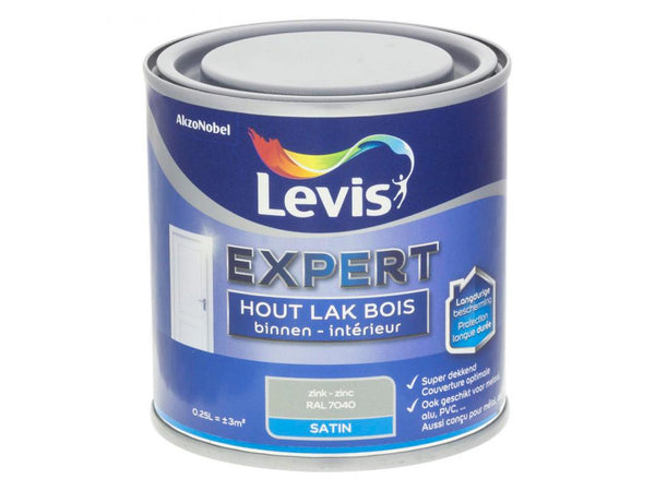 Levis Expert Wood indoor Painting Satin 0,25L 7531 zinc