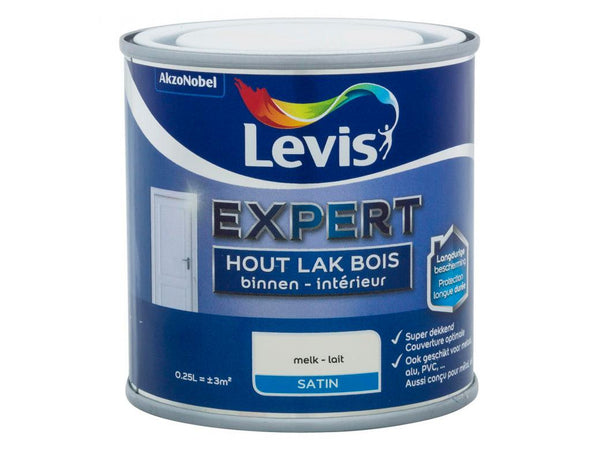 Levis Expert Wood indoor Painting Satin 0,25L 7120 Milk