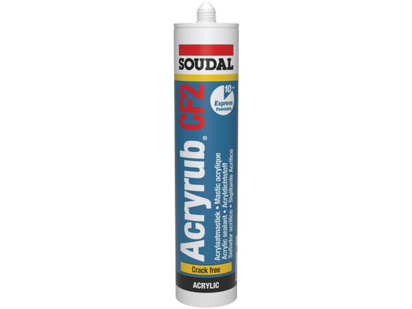 Soudal acryrub quick acrylic sealent