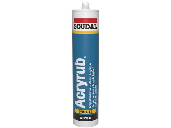 Soudal acryrub acrylic sealent Grey