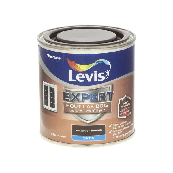 Levis Expert Wood outdoor Painting Satin 0,25L 1711 Brown